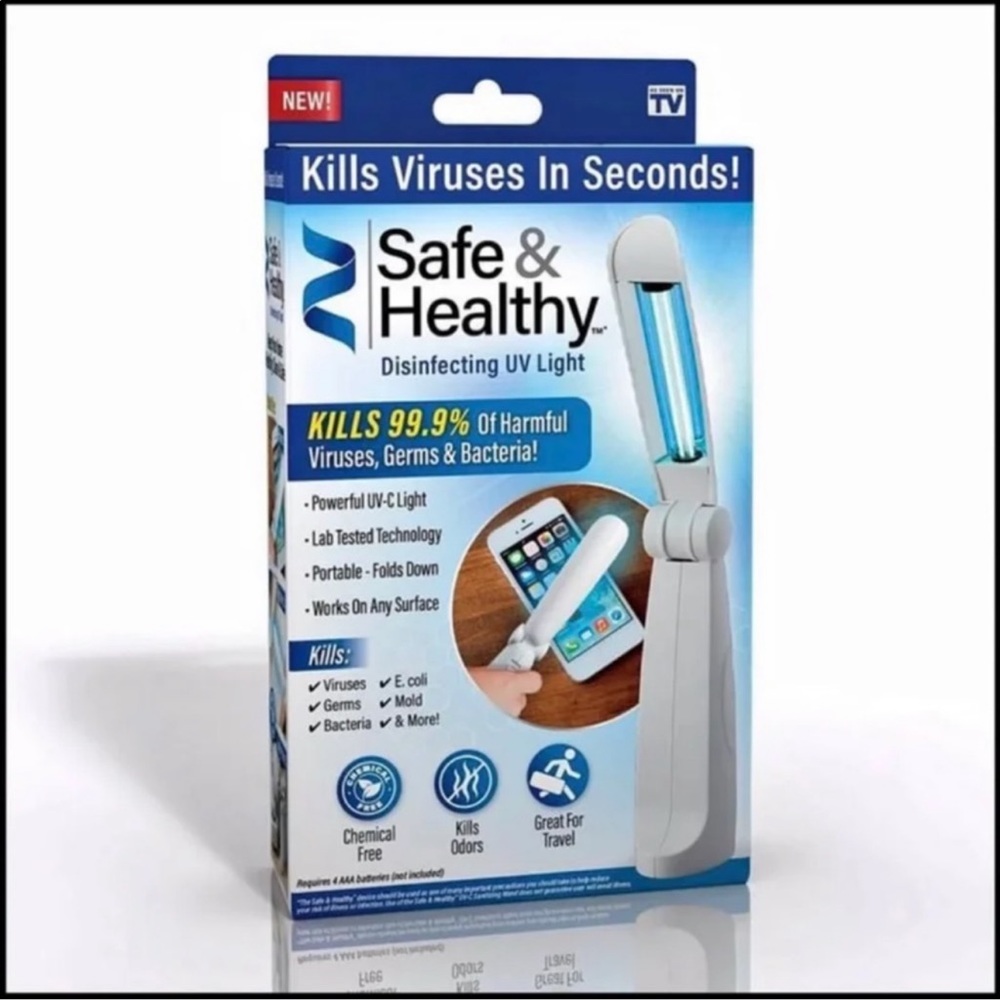 ๐BUNDLE of 2 Safe & Healthy Disinfecting UV Light